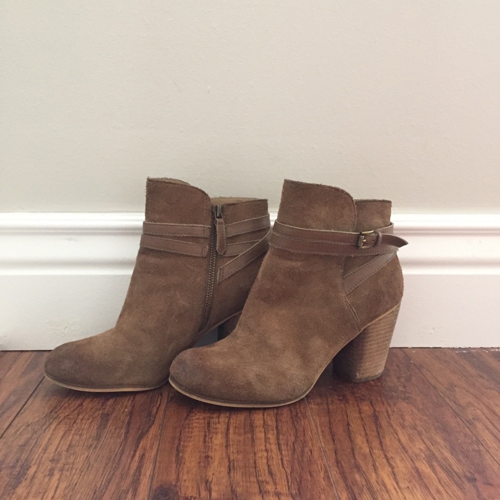 BP Tandem Bootie Khaki Suede 8 - Picture 6 of 8